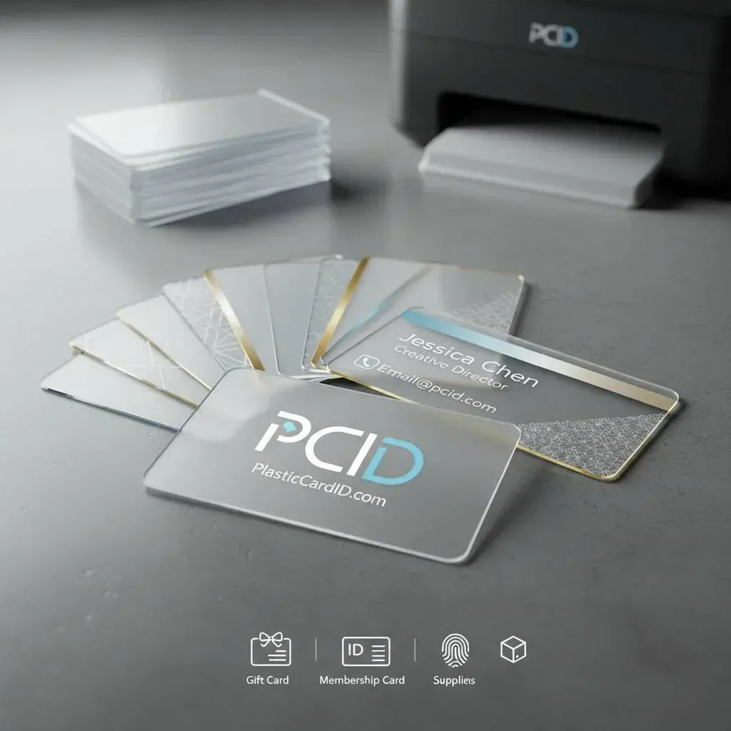 Clear Plastic Business Cards & Product Options