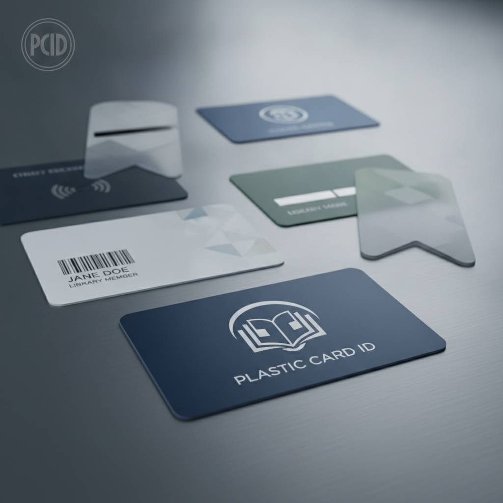 Types of Plastic Library Cards We Offer